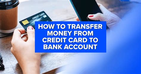 how to transfer credit card money to bank