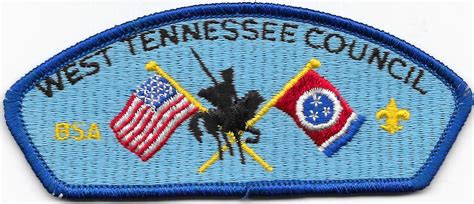 West Tennessee Council Strip S Plastic Back Csp Sap Boy Scouts Of