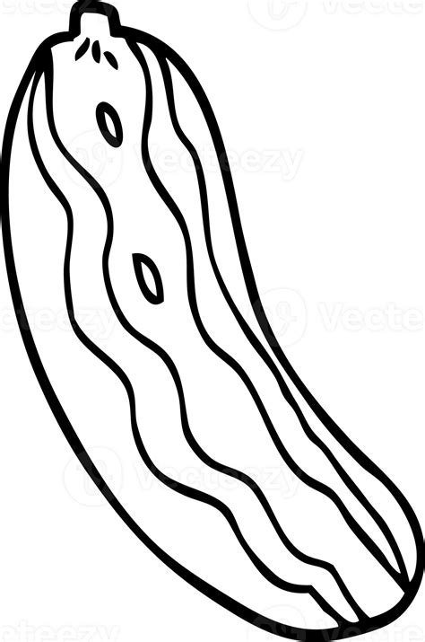 line drawing cartoon marrow plant 45105805 PNG
