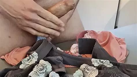 Cumshot Jerking Off Mybwifes Bra And Dildo Xhamster
