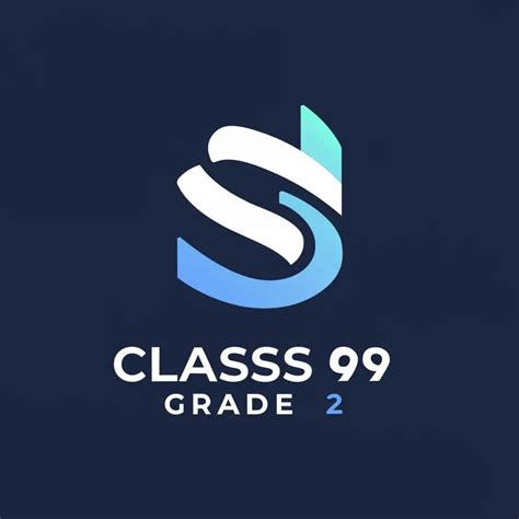 Logo Design For Class 9 Grade 2 Minimalist Line Art For Education
