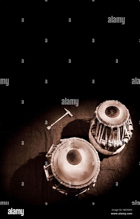 Indian classical music instrument - Tabla Stock Photo - Alamy