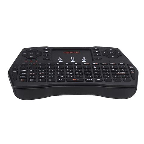 Viboton I8 Plus 2 4G Wireless Hebrew Mini Keyboard Touchpad Airmouse