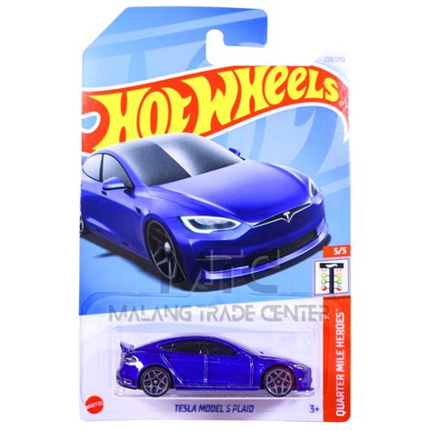 Hot Wheels Tesla Model S Plaid Blue P 2024 Shopee Philippines