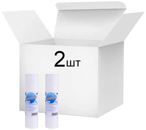 Набір картриджей AQUAFILTER FCPS5 5 МКМ зі спіненого поліпропілену 2 шт ...