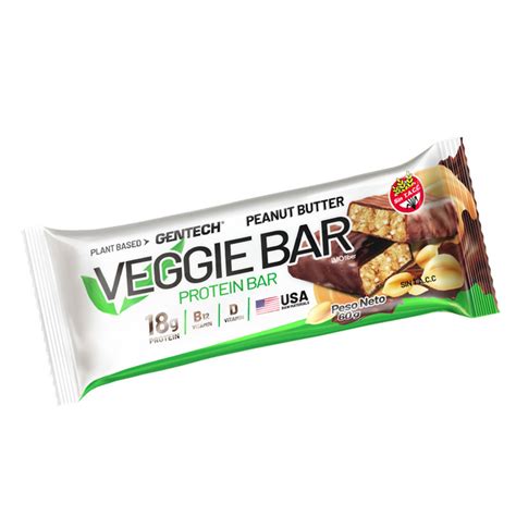 Barra Proteica Veggie Peanut Butter Gentech