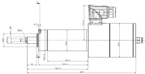 Motor Spindle Ac C Esd High Frequency Spindle Sycotec