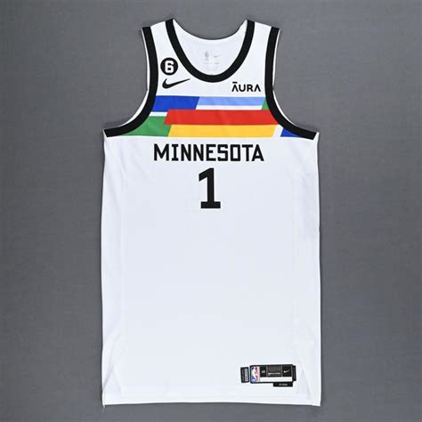 Anthony Edwards Minnesota Timberwolves Game Worn City Edition