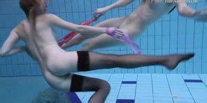 Andrejka And Aneta Swim Naked In The Swimming Pool Tnaflix