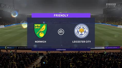 Norwich Vs Leicester City 28 08 2021 Premier League FIFA 21 YouTube