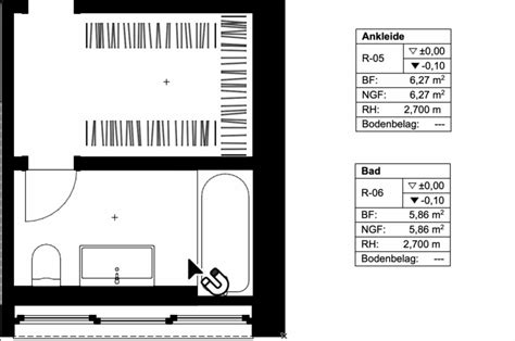 Raumstempel Ma Stabsabh Ngige Position Graphisoft S Dost Gmbh