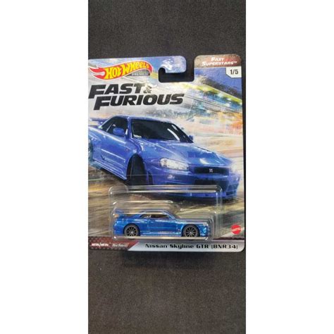 Jual Hot Wheels Nissan Skyline R Fast Furious Fast Superstars Shopee Indonesia