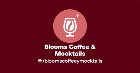 Blooms Coffee Mocktails Instagram Linktree