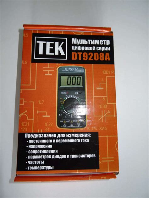 Мультиметр TEK DT 9208A — купить в интернет-магазине ОНЛАЙН ТРЕЙД.РУ