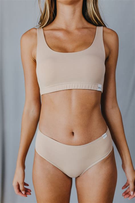 Nude Cotton Woman Hipster Briefs Hipster High Rise Panties Woman Organic Cotton Briefs Women