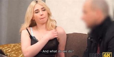 Russian Blonde Prefers Paying The Debt With Her Vagina Tnaflix