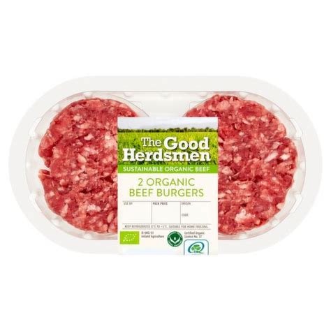 Good Herdsmen Organic Beef Burgers 2 Pack 227 G Storefront EN