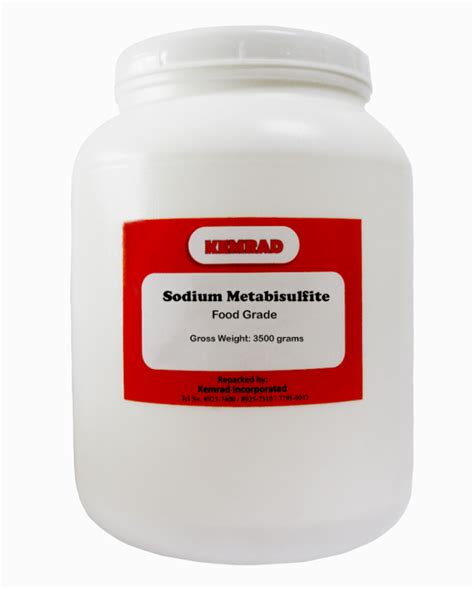 Sodium Metabisulfite Food Grade Gross Weight 3 5 Kilograms Lazada PH