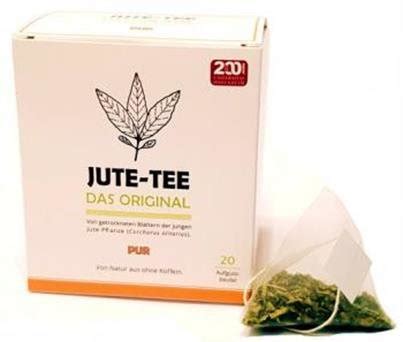 Jute tea that is exported to Germany Note: Jute-Tee Packet (2019), by ...