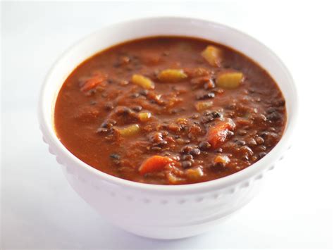 Black Lentil and Vegetable Soup - Shifty Crafty