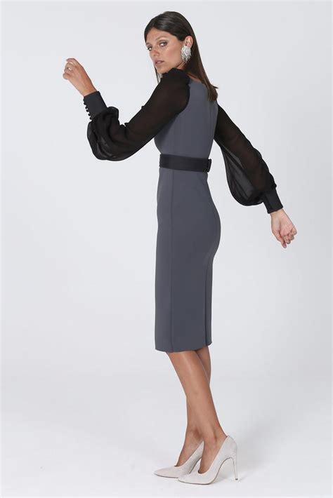 CORAL VESTIDO NEOPRENO COLOUR NUDE Marisa Martínez