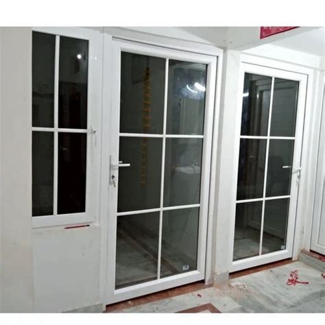 Folding Interior Upvc Hinged Door Toughened Glass At Rs Sq Ft In