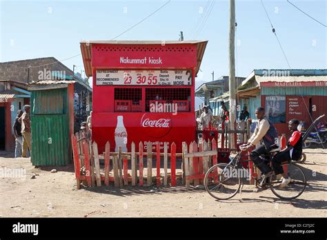 A Coca Cola Kiosk In Kenya Africa Stock Photo Alamy