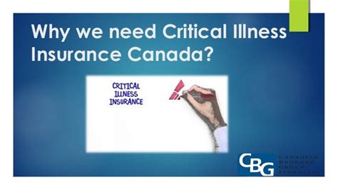 Why We Need Critical Illness Insurance Canada