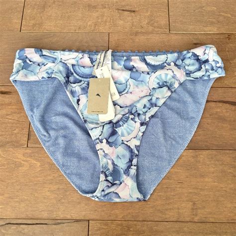 Tommy Bahama Swim Tommy Bahama Island Cays Abalone Reversible Blue Monday Hipster Bikini