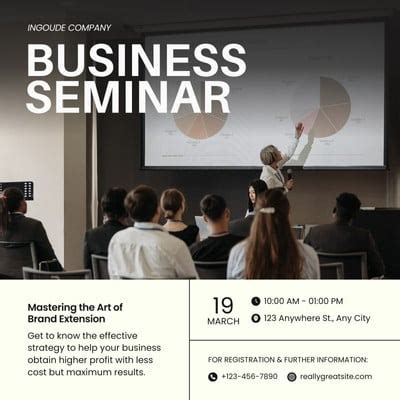 customizable seminar templates