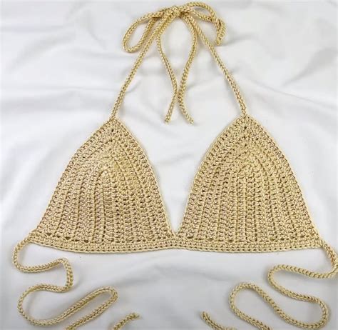 Easy Crochet Simple Bikini Top Pattern For Summer Crochet Everything