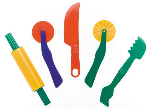 Basic Playdough Tools - Set of 5 – Playdough Accessories