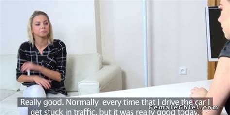 Busty Female Agent Licking Blonde Babe Tnaflix