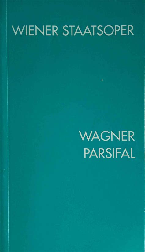 parsifal von richard wagner von wagner - ZVAB