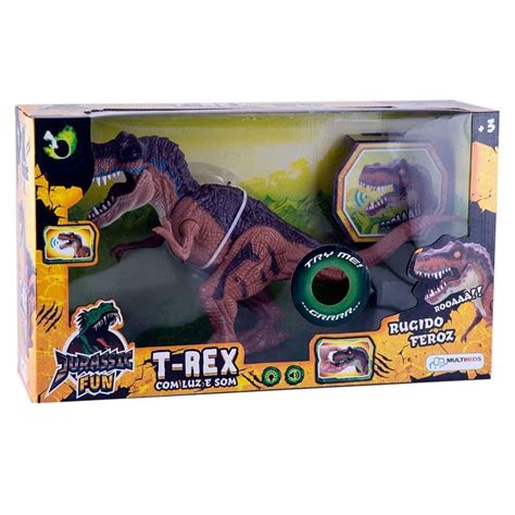 Jurassic Fun Big Dinossauro T Rex Luz E Som Multilaser Submarino