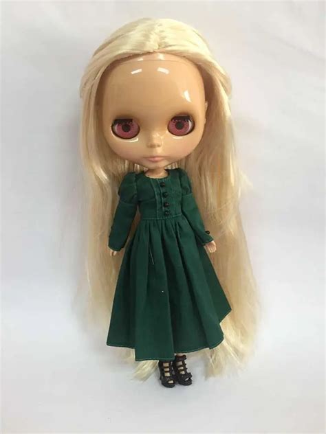 Kk5 Nude Blyth Dolls Blond Hair Tan Skin Factory Doll Fashion Doll Suitable For DIY Change BJD