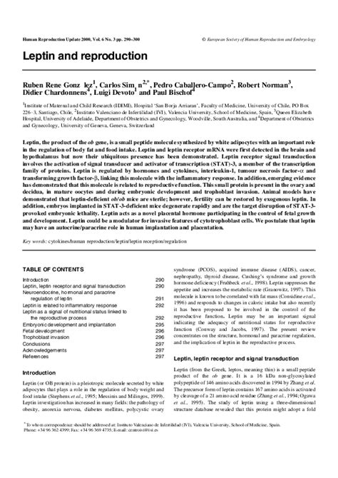 (PDF) Leptin and reproduction | AbdelRaouf Ghallab - Academia.edu