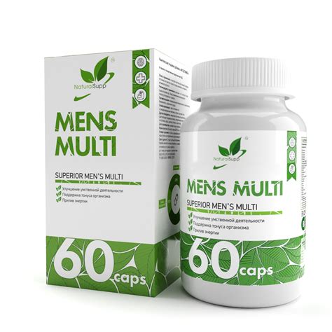 Витамины, минералы и жирные кислоты: Men's vitamins 60 капс