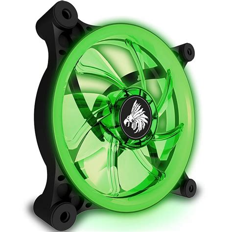 Ventilador Eagle Warrior 120mm Aurora LED Verde Retroiluminado