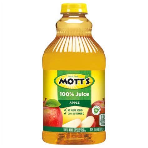 Motts® 100 Original Apple Juice 64 Fl Oz Pick ‘n Save