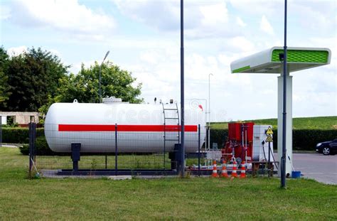 Liquid Propane Gas Station Lpg Station For Filling Liquefied Ga Stock