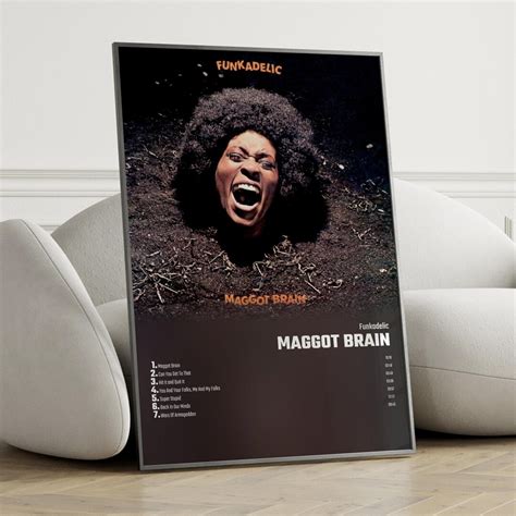 Funkadelic Maggot Brain Album Cover Poster Wall Art, Funkadelic, Maggot ...