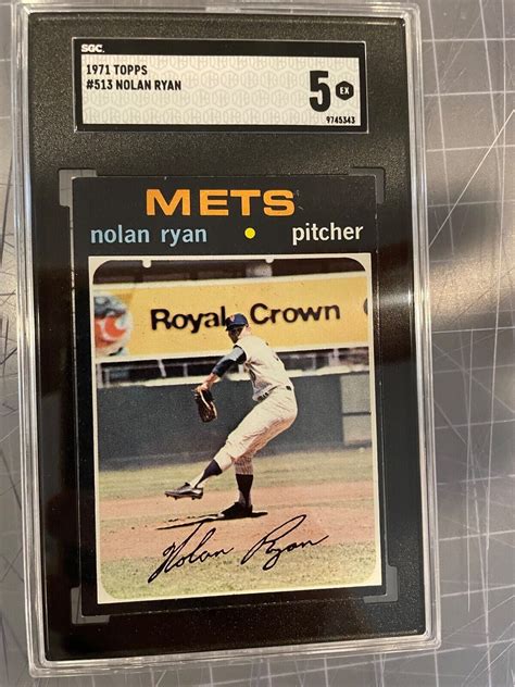 1971 TOPPS 513 NOLAN RYAN NEW YORK METS BASEBALL CARD SGC 5 EX EBay