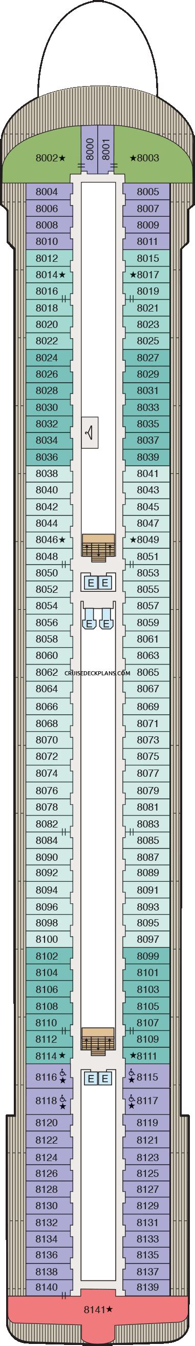 Oceania Vista Deck Plans, Layouts, Pictures, Videos