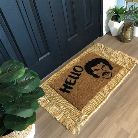 Lionel Richie Doormat Funny Doormat Hello Doormat Custom Etsy