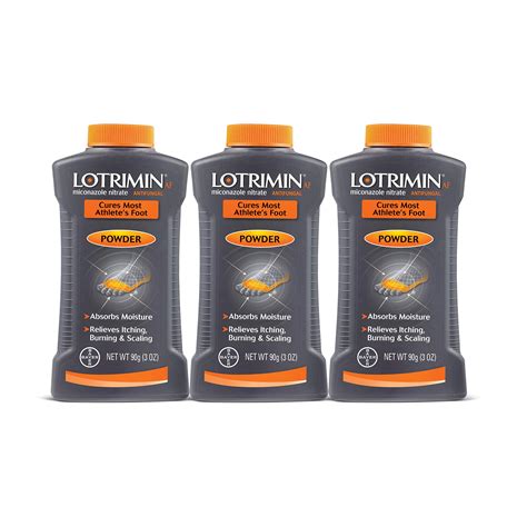 Lotrimin AF Athlete's Foot Antifungal Powder, Miconazole Nitrate 2%