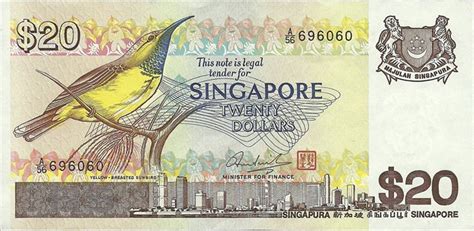 Old Singapore Dollar Banknotes