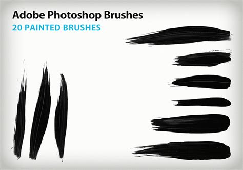 paint stroke brushes  photoshop brushes  brusheezy