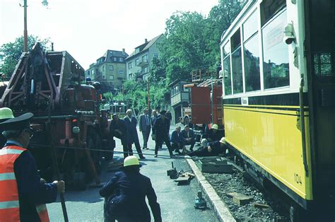 SSB vor 50 Jahren Zahnradbahn Ausweichhaltestelle Wielandshöhe