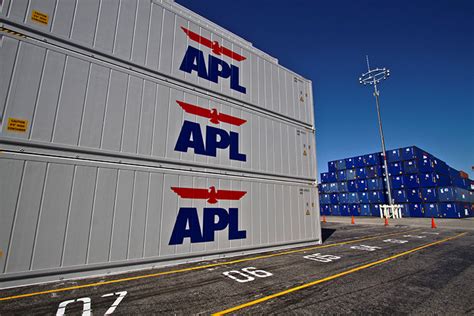 Reefer Container Stacked Apl Refridgerated Containers